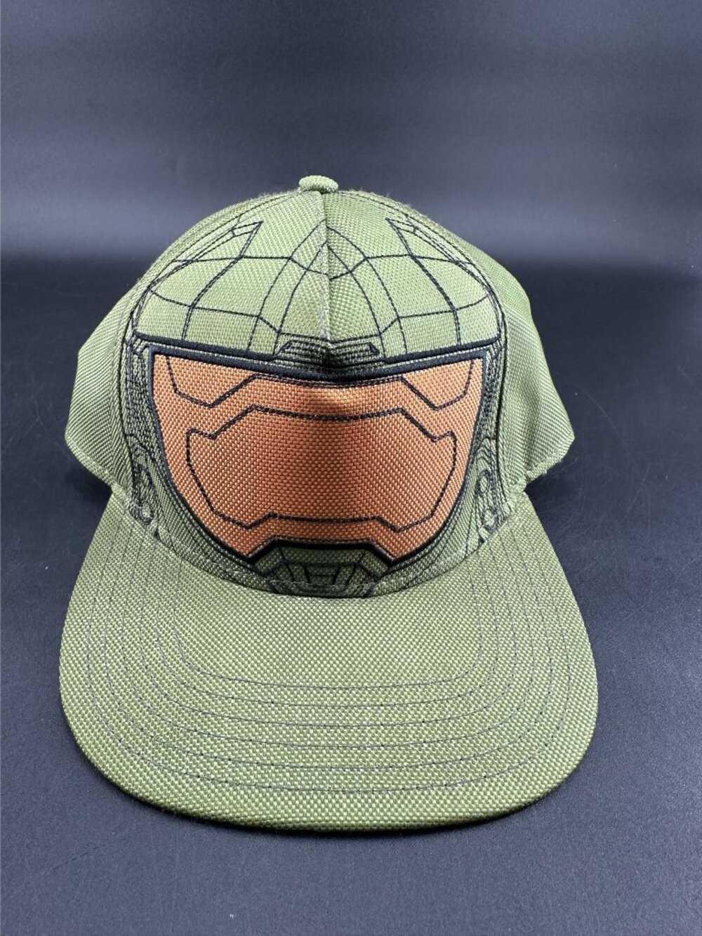 Halo Master Chief Green Snapback Hat By Bioworld Adjustable OSFM